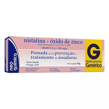 NISTATINA+OXIDO DE ZINCO PDA 60G NEO QUIMICA
