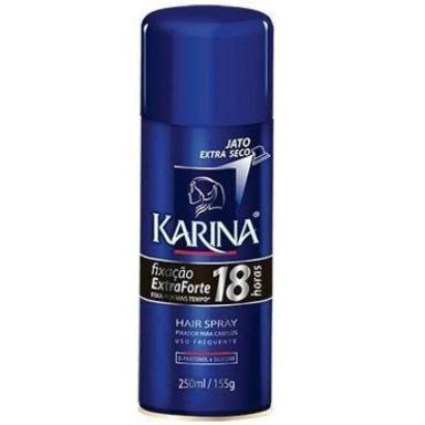 HAIR SPRAY KARINA FIXACAO EXTRAFORTE CONTROLE   VOLUME 250ML