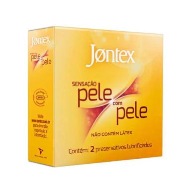PRESERVATIVO JONTEX SENSACAO PELE COM PELE SEM LATEX 2UNID
