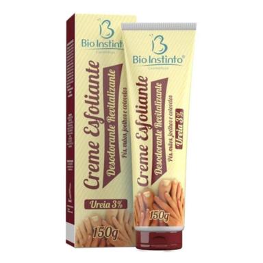 BIO INSTINTO CREME ESFOLIANTE PES E MAOS UREIA 3  150G