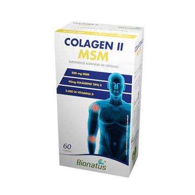 COLAGEN II MSM 60 CAPSULA BIONATUS