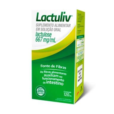 LACTULIV SOLUÇÃO ORAL 120ML SEM SABOR