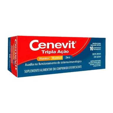 CENEVIT TRIPLA ACAO 10CPR EFERV LEGRAND