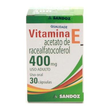 VITAMINA E SANDOZ 30CPS 400MG
