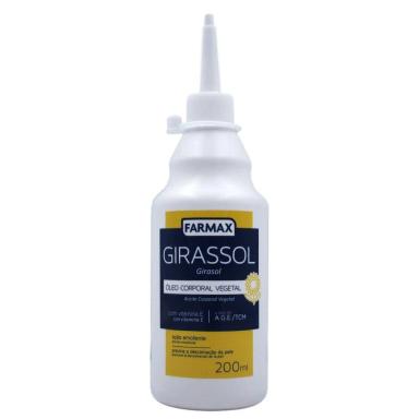 OLEO CORPORAL DE GIRASSOL 200ML - FARMAX