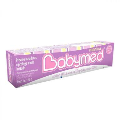 BABYMED POMADA  MENINA 45G ROSA