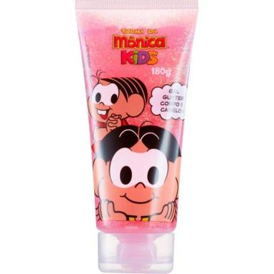 GEL GLITTER CORPO E CABELOS TURMA DA MONICA KIDS 180GR