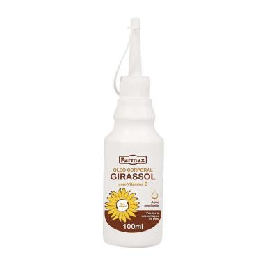 OLEO DE GIRASSOL 100ML  C/ VITAMINA  E - FARMAX