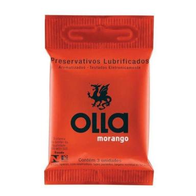 PRESERVATIVO OLLA 3UN MORANGO
