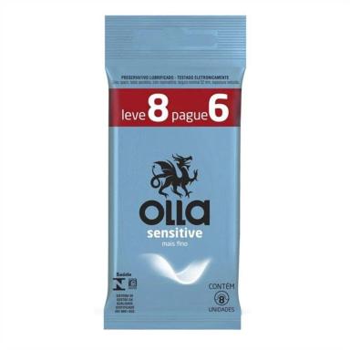 PRESERVATIVO OLLA LEVE 8 PAGUE 6 SENSITIVE