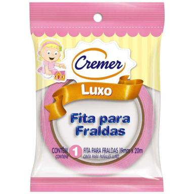 FITA CREPE CREMER LUXO ROSA 19MM X 20M