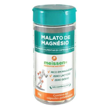 MALATO DE MAGNéSIO 500MG 60 CáPSULAS - MEISSEN