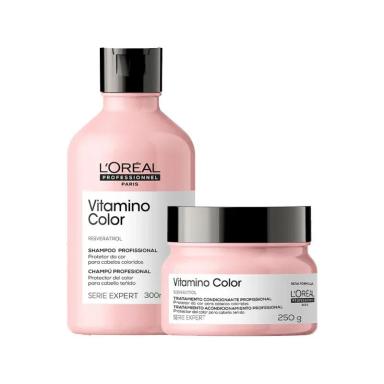 KIT L'ORÉAL PROFESSIONNEL VITAMINO COLOR RESVERATROL SHAMPOO+MÁSCARA