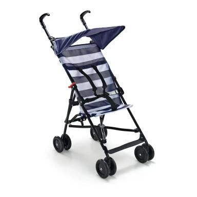 Carrinho De Bebê Guarda Chuva Multikids Baby Navy Bb345 6 Meses Até 15Kg Azul Marinho