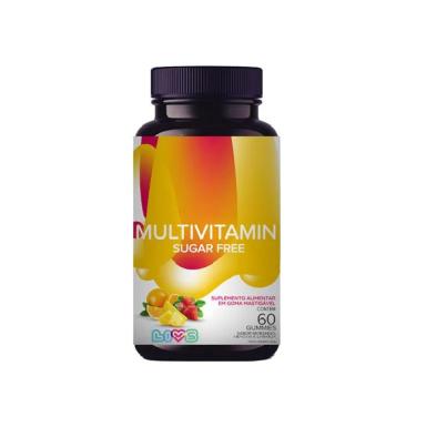 MULTIVITAMíNICO ZERO AçúCAR 60 GOMAS IMPORTADO  LIVS GUMMIES