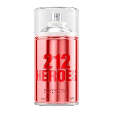 212 HEROES FOR HER BODY SPRAY 250 ML PERFUME FEMININO