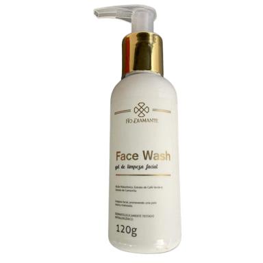 GEL DE LIMPEZA FACIAL FACE WASH COM ACIDO HIALURONICO 120G FIO DIAMANTE