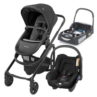 TRAVEL SYSTEM LILA CP² TRIO MAXI-COSI - ESSENTIAL BLACK