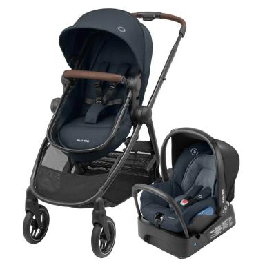 CARRINHO DE BEBê COM BEBê CONFORTO TRAVEL SYSTEM ANNA³ TRIO MAXI-COSI ESSENTIAL GRAPHITE