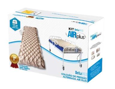 KIT COLCHãO PNEUMáTICO PARA TRATAMENTO DE ESCARAS AIR PLUS COM MOTOR - DELLAMED