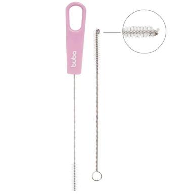 KIT ESCOVAS CANUDO ROSA - BUBA