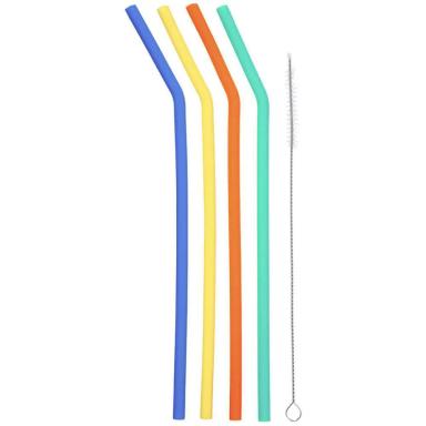 KIT CANUDO EM SILICONE COM ESCOVA - BUBA