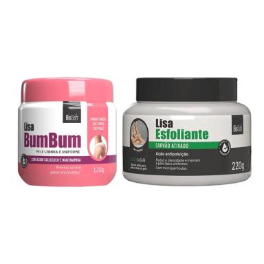 ELIMINAR ESPINHAS DO BUMBUM KIT CREME + ESFOLIANTE BIO SOFT
