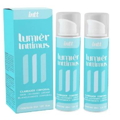 KIT 2X CREME PARA CLAREAR VIRILHA E AXILA LUMIER INTT 30ML