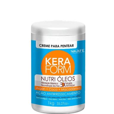 SKAFE KERAFORM NUTRI ÓLEOS CREME DE PENTEAR AçãO ANTIRRESSECAMENTO 1KG