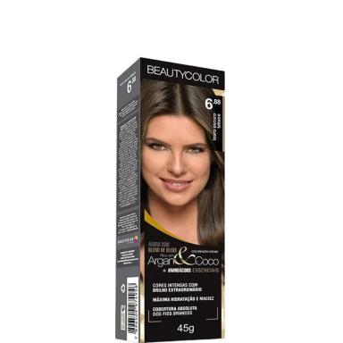 TINTA BEAUTY COLOR COLORAçãO 6.88 LOURO ESCURO TABACO 45G
