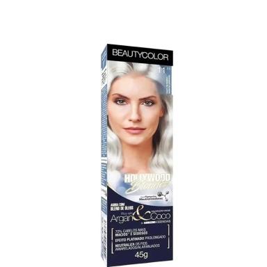 TINTA BEAUTY COLOR COLORAçãO 11.11 LOURO CLARíSSIMO ESPECIAL PLATINADO 45G