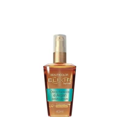 BEAUTY COLOR ELIXIR ÓLEOS EXóTICOS E ARGAN NUTRIçãO E PROTEçãO 40ML