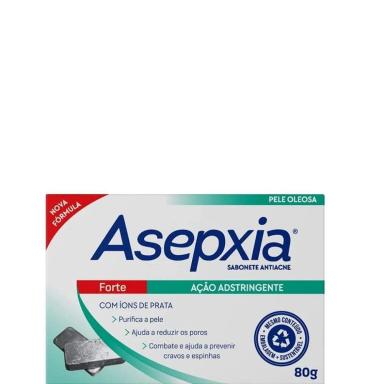 ASEPXIA SABONETE FACIAL PELE OLEOSA ANTIACNE ÍONS DE PRATA 80G