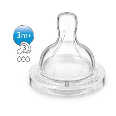 BICO DE MAMADEIRA CLáSSICA ANTI-COLIC N.03 C/2 PHILIPS AVENT