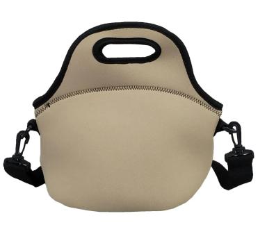 LANCHEIRAS BOLSAS TéRMICAS MARMITA FITNESS  NEOPRENE - LISOS Bege