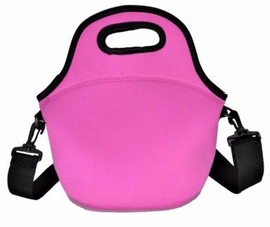 LANCHEIRAS BOLSAS TéRMICAS MARMITA FITNESS  NEOPRENE - LISOS Rosa