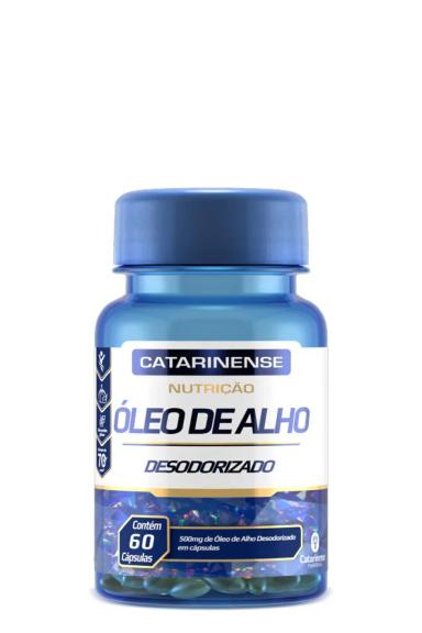 ÓLEO DE ALHO DESODORIZADO 60 CPS - CATARINENSE