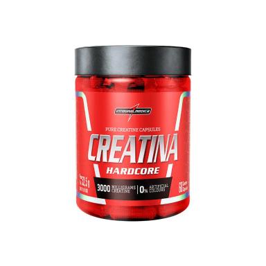 Creatina Hardcore Integralmedica 60 Cápsulas Sem Sabor