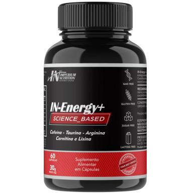 IN-ENERGY+ (CAFEíNA, TAURINA, ARGININA, L-CARNITINA  COM 60 CáPSULAS) IMPERIUM NUTRITION
