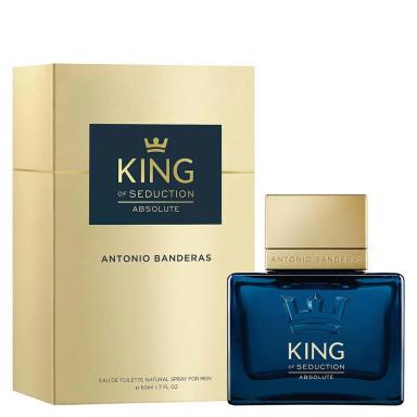 PERFUME MASCULINO KING OF SEDUCTION ABSOLUTE TOILETTE 50ML