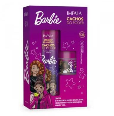 KIT ATIVADOR DE CACHOS BARBIE 250 ML + GELEIA MODELADORA