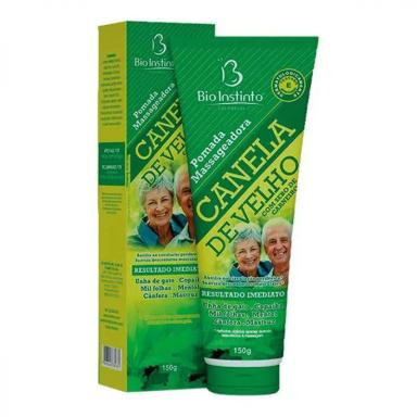 CANELA DE VELHO POMADA MASSAGEADORA 150GR - BIO INSTINTO