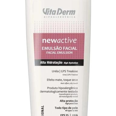 EMULSãO FACIAL NEW ACTIVE FPS 35 VITA DERM 200 ML