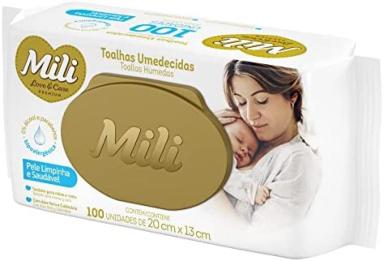 LENçOS UMEDECIDOS MILI LOVE&amp;amp;AMP;CARE 100 UNIDADES