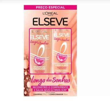 KIT ELSEVE LONGO SONHOS SH 375ML + COND 170ML
