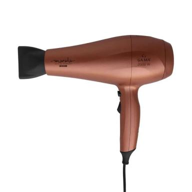 SECADOR DE CABELO GAMA MARULA PROFISSIONAL SUPER POTENTE 2000W AUTO BIVOLT AR FRIO ANTI FRIZZ CERAMIC ÍON Cobre 127v/220v(bivolt)