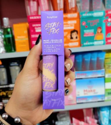 BASE LíQUIDA DE LONGA DURAçãO STAY FIX MC04 - RUBY ROSE - HB873 - xpto