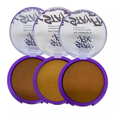 KIT C/3 UN - Pó COMPACTO STAY FIX - RUBY ROSE - HB857