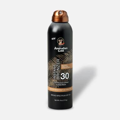 AUSTRALIAN GOLD INSTANT BROZER 30 SUNSCREEN - SPRAY FATOR 170G