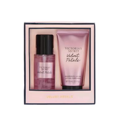 VICTORIA'S SECRET KIT VELVET PETALS - BODY SPLASH 75ML + BODY LOTION 75ML Nulo